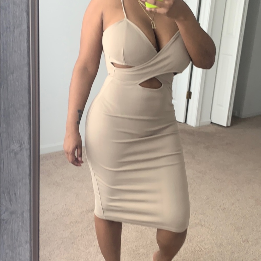 Tan dress